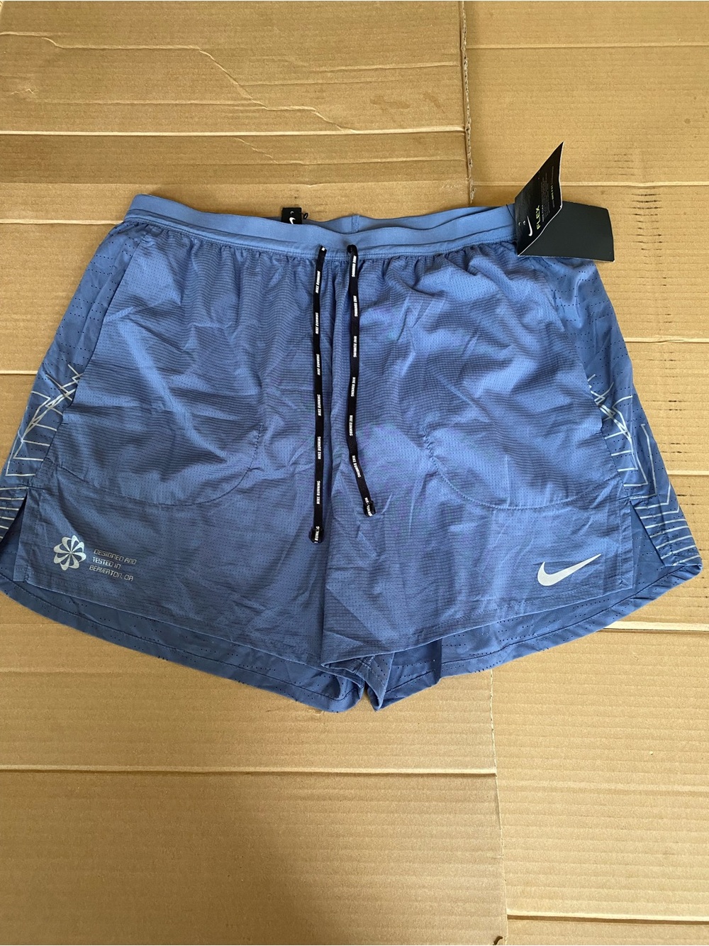 Nike Light Blue Dri-FIT Athletic Shorts